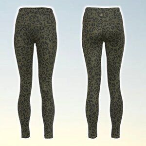 BALANCE COLLECTION Contender Lux Printed Yoga Leggings Sz XS Green